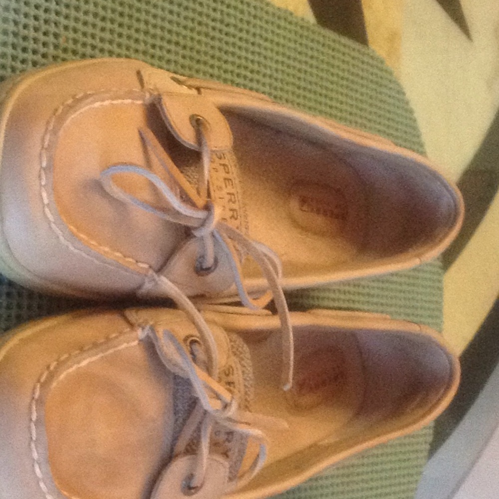 Sperry womans 11 topsider in tan